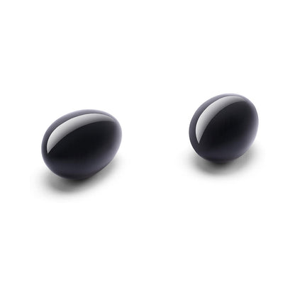 Le Wand Crystal Egg Black Obsidian