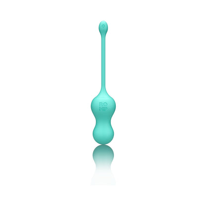 ROMP Cello Rechargeable Remote-controlled Silicone G-spot Egg Vibrator Light Teal