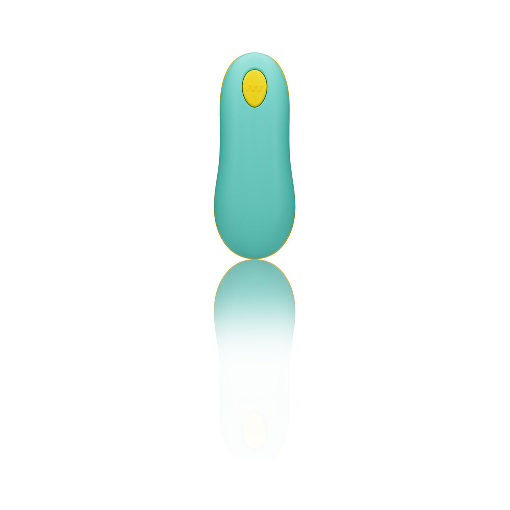 ROMP Cello Rechargeable Remote-controlled Silicone G-spot Egg Vibrator Light Teal