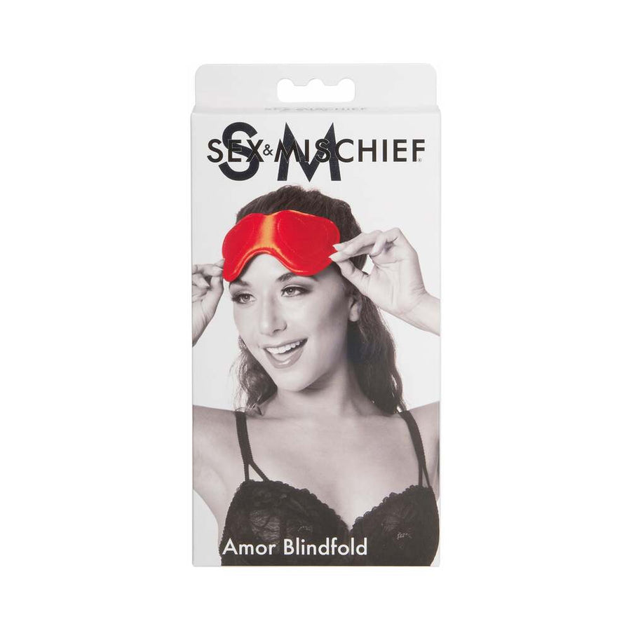 Sportsheets Sex &amp; Mischief Amor Blindfold Red