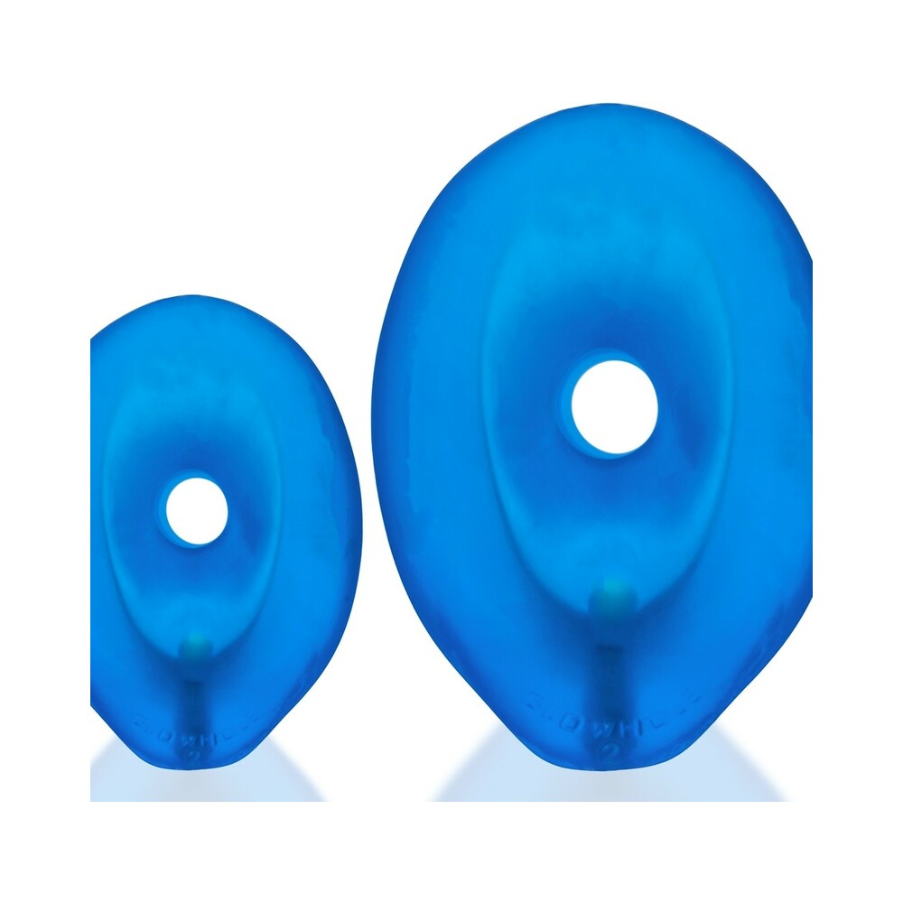Oxballs Glowhole-2 Hollow Buttplug With Led Insert Large Blue Morph