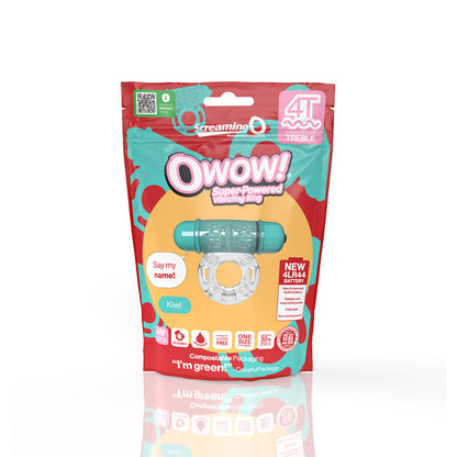 Screaming O 4t Owow Vibrating Cockring Kiwi