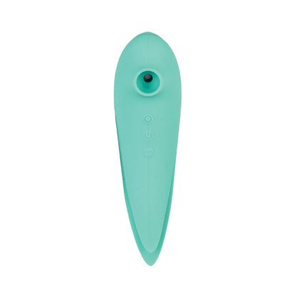 Nasstoys Mystique Suction Vibe Rechargeable Dual Ended Silicone Vibrator Aqua