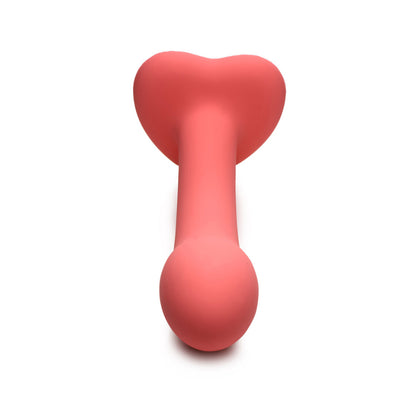 Simply Sweet G-spot 7 In. Silicone Dildo Pink