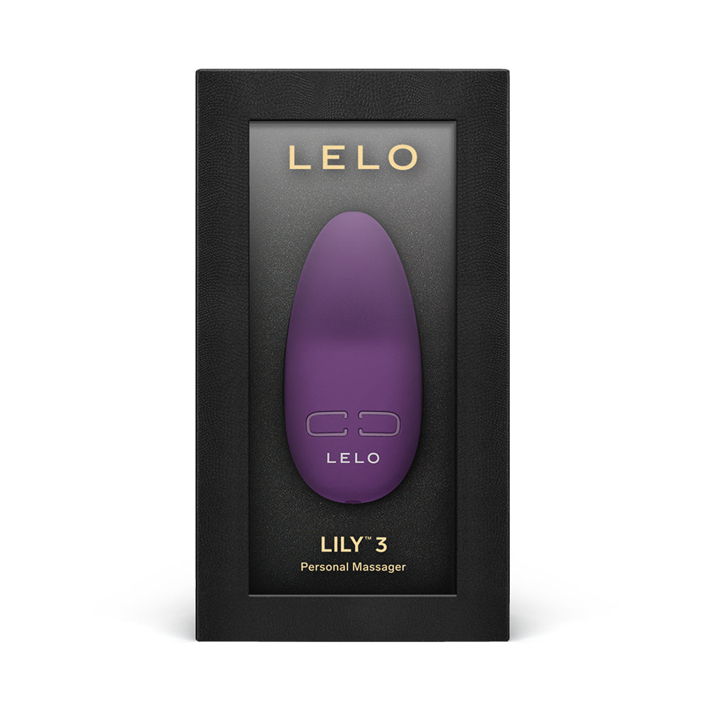 Lelo Lily 3 Rechargeable Mini Silicone Vibrator Dark Plum