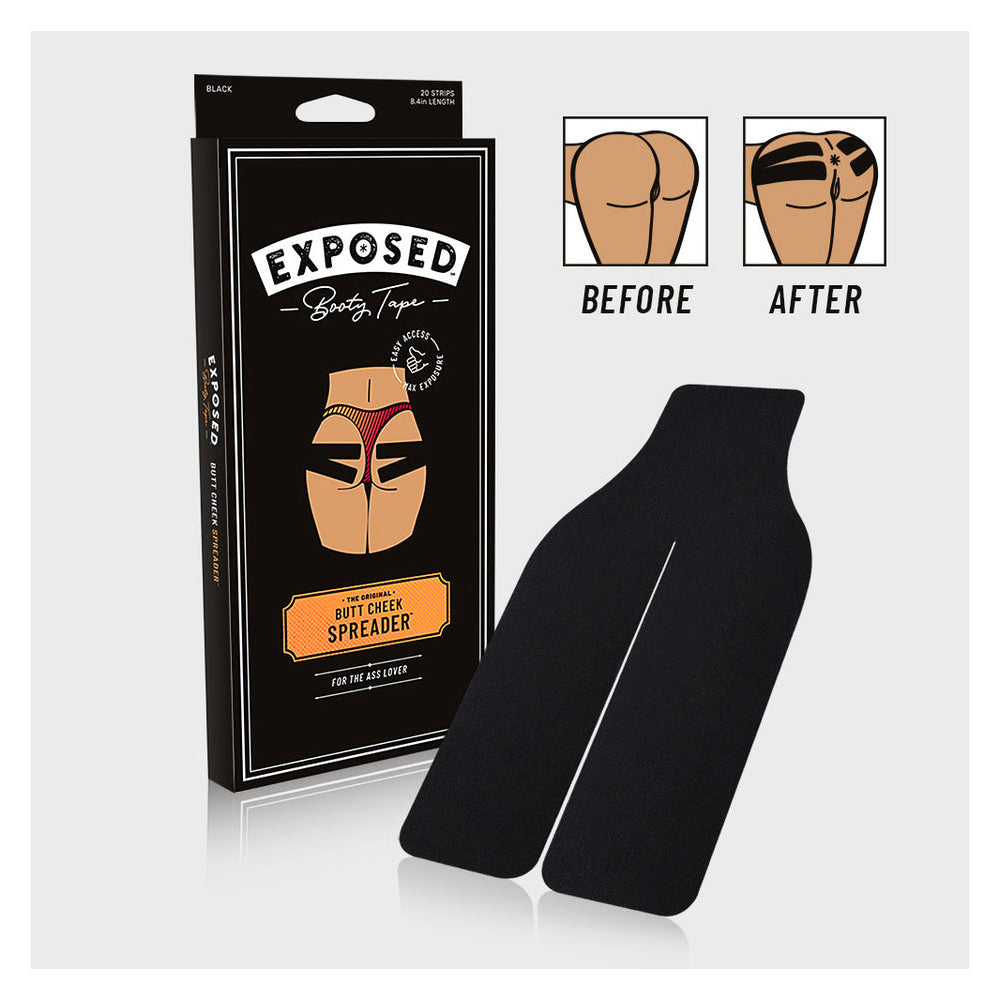 Exposed Booty Tape - Black