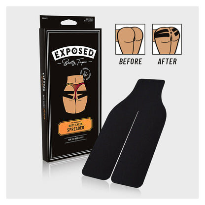 Exposed Booty Tape - Black