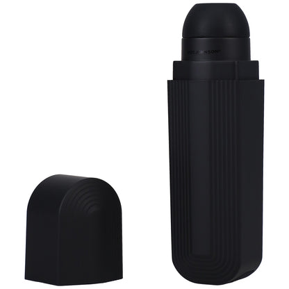 This Product Sucks Rechargeable Silicone Lipstick Sucking Clitoral Stimulator Black