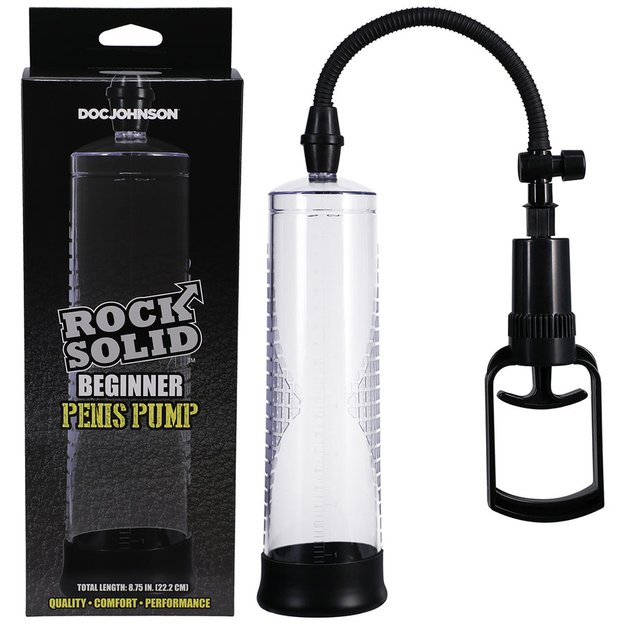 Rock Solid Beginner Penis Pump Black/clear