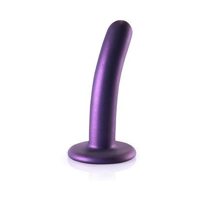Shots Ouch! Smooth Silicone 5 In. G-Spot Dildo Metallic Purple