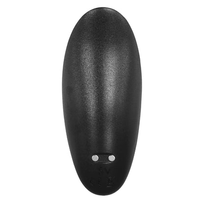 Playboy Triple Play Rechargeable Remote Controlled Vibrating Silicone Cockring With Stimulator Black