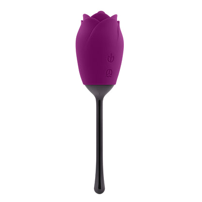 Playboy Petal Rechargeable Silicone Tongue Flicking Vibrator Wild Aster