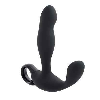 Playboy Come Hither Rechargeable Remote Controlled Silicone Vibrating Prostate Massager Black