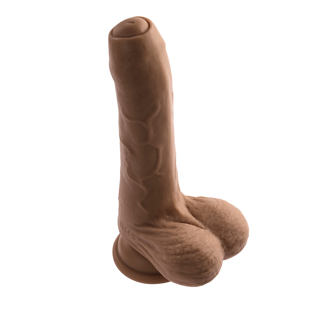 EVOLVED PEEK A BOO VIBRATING DILDO DARK