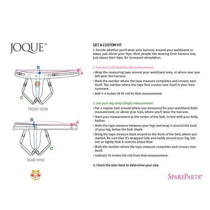 Spareparts Joque Double Strap Harness Red Size B