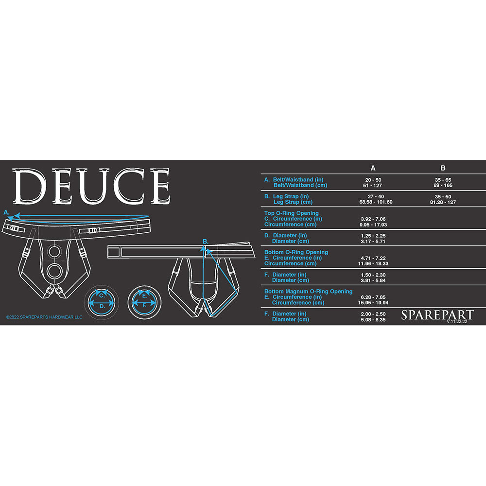 Spareparts Deuce Male Harness  - Magnum, Size B
