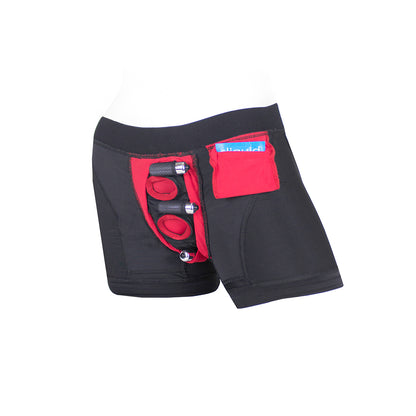 Spareparts Tomboii Nylon Boxer Briefs Harness Black/Red Size 5Xl
