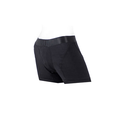 Spareparts Tomboii Rayon Boxer Briefs Harness Black Size M
