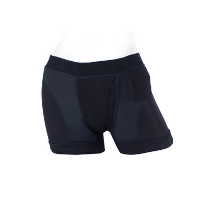 Spareparts Tomboii Rayon Boxer Briefs Harness Black Size 4Xl