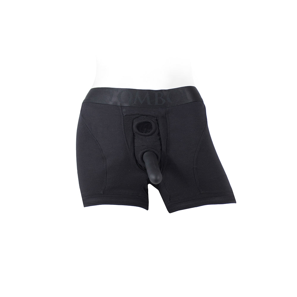 Spareparts Tomboii Rayon Boxer Briefs Harness Black Size 4xl