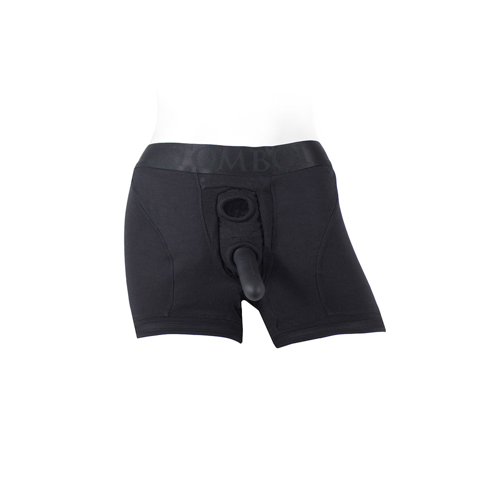 Spareparts Tomboii Rayon Boxer Briefs Harness Black Size 4Xl
