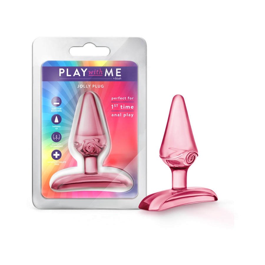 Blush Play With Me Hard Candy Anal Toy - Purple