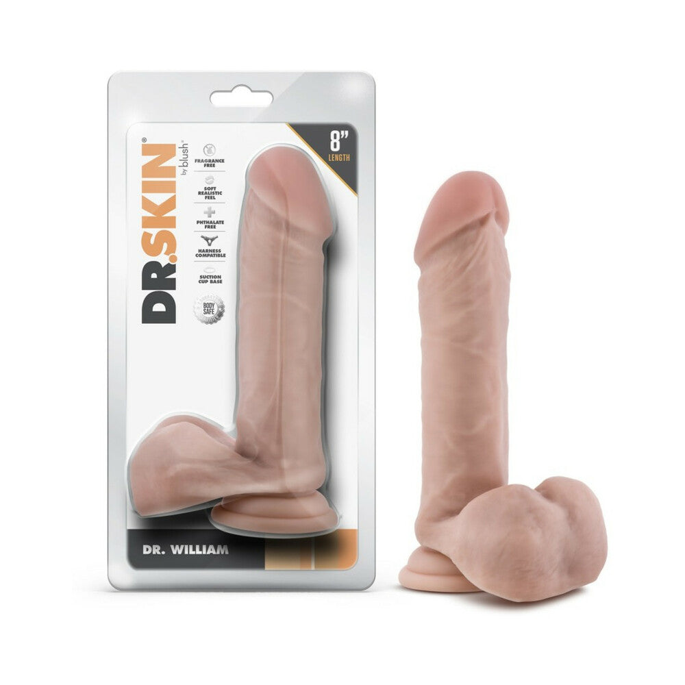 Dr Skin Dr William 8 Dildo Balls Beige