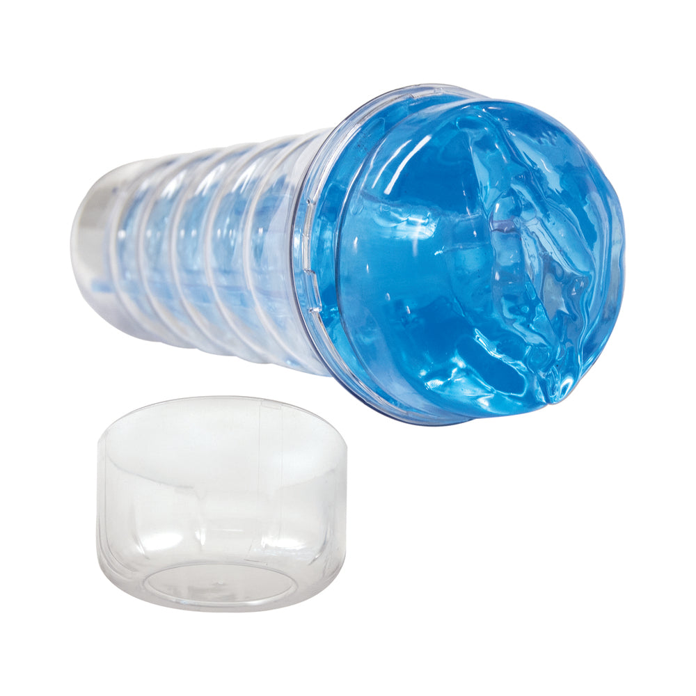 Dream-Lite Crystal Vagina Masturbator Blue