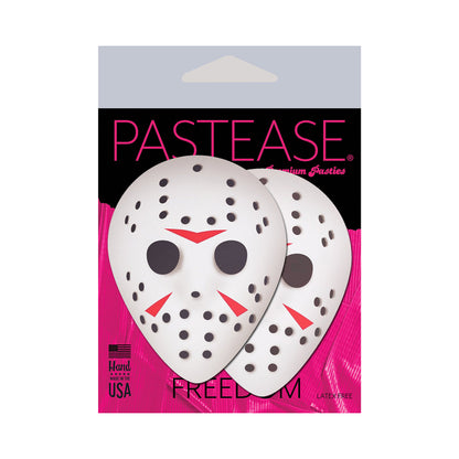 Pastease Scary Halloween Hockey Mask  White O/S