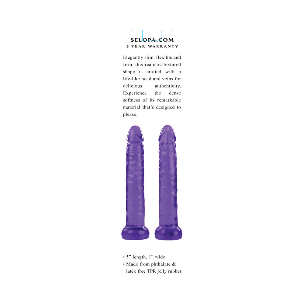 Selopa Slimplicity 6 In. Jelly Dong Purple