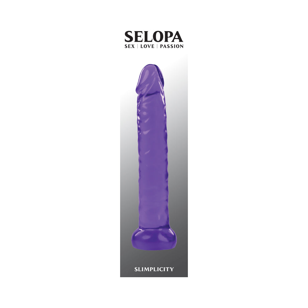 Selopa Slimplicity 6 In. Jelly Dong Purple