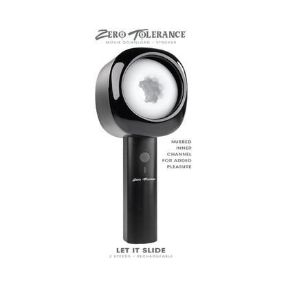 Zero Tolerance Let It Slide Rechargeable Stroker Black