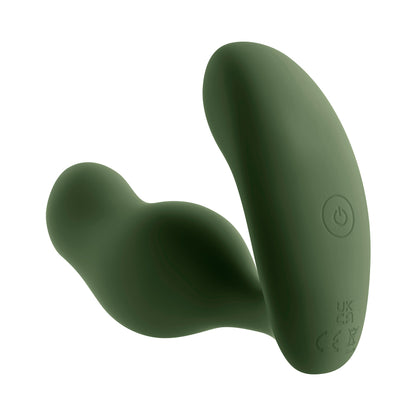 Zero Tolerance The Sergeant Rechargeable Vibrating Prostate Anal Vibe Silicone Green