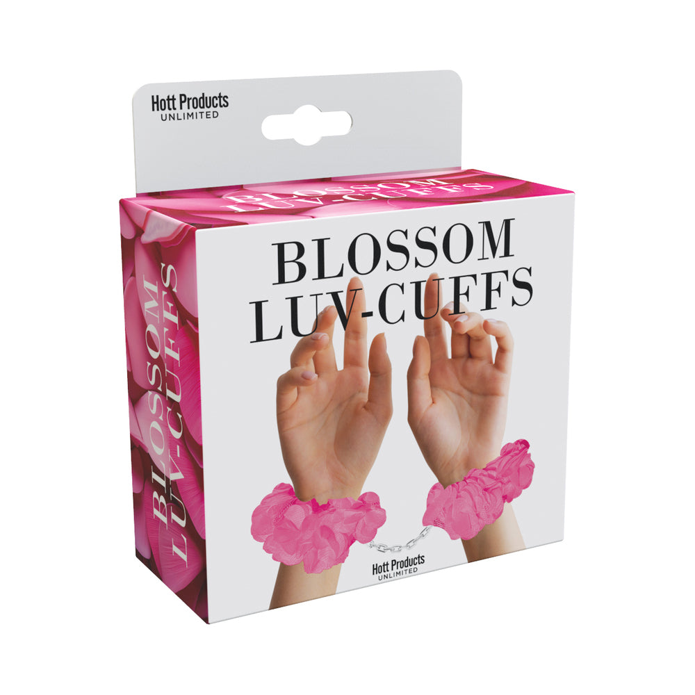 Blossom Luv Cuffs Flower Hand Cuffs Boxed Pink