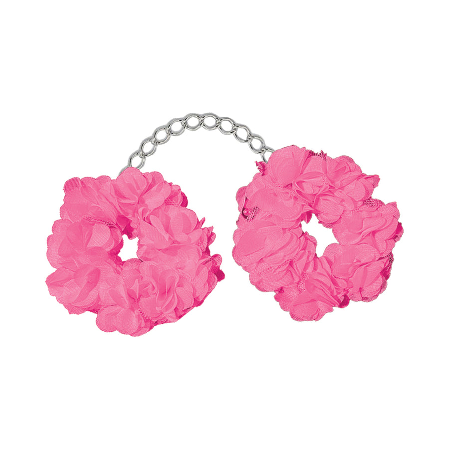 Blossom Luv Cuffs Flower Hand Cuffs Boxed Pink