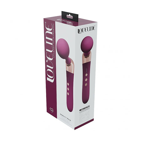 LoveLine Serenity Wand Silicone Rechargeable Splashproof Burgundy-Sexual Toys®-Sexual Toys®