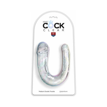 King Cock Clear Medium Double Trouble-Sexual Toys®-Sexual Toys®