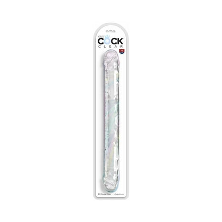 King Cock Double Dildo 18in Clear-Sexual Toys®-Sexual Toys®