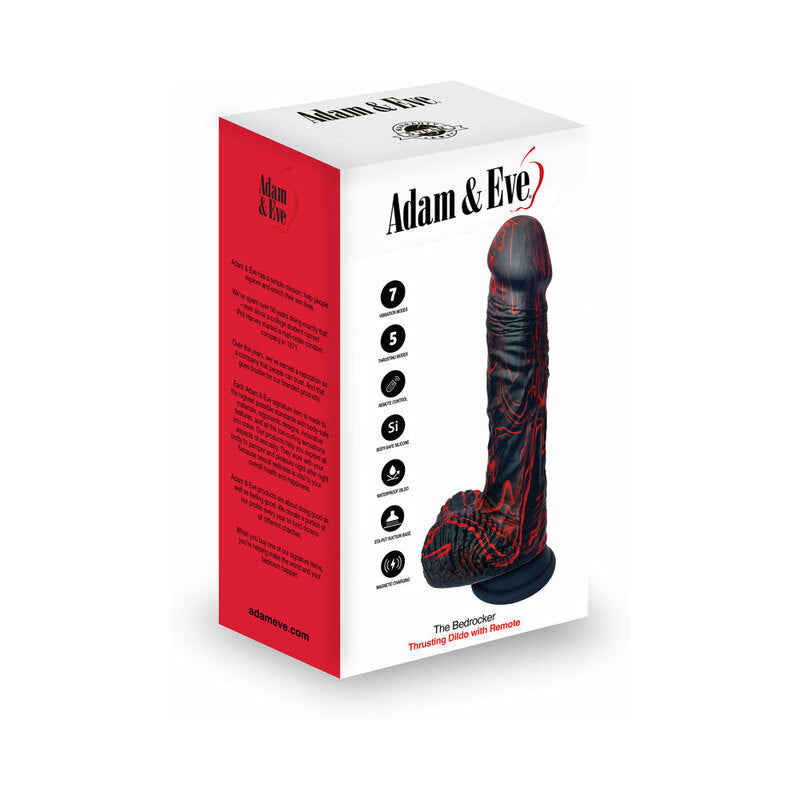 Adam &amp; Eve The Bedrocker Thrusting Dildo