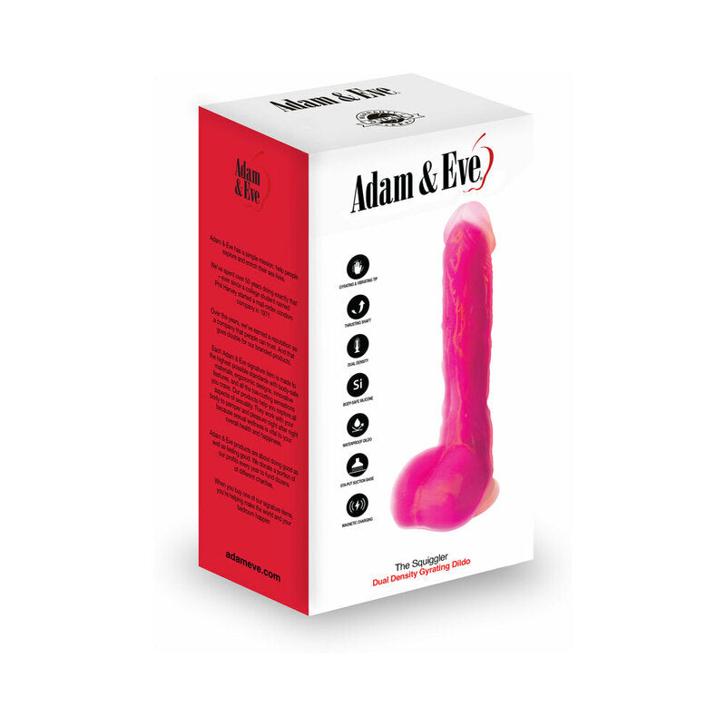 Adam &amp; Eve The Squiggler Dual Density Gyrating Dildo