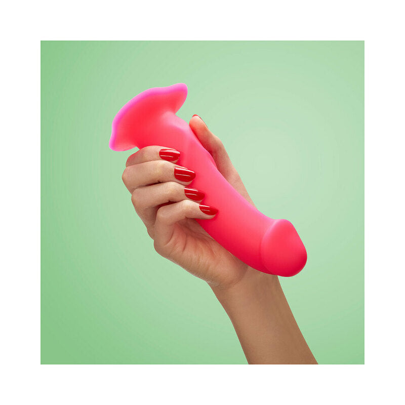 Fun Factory The Boss 7&quot; Girthy Silicone Dildo - Pink