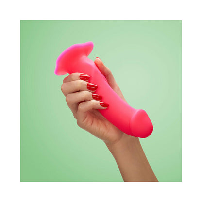 Fun Factory The Boss 7&quot; Girthy Silicone Dildo - Pink