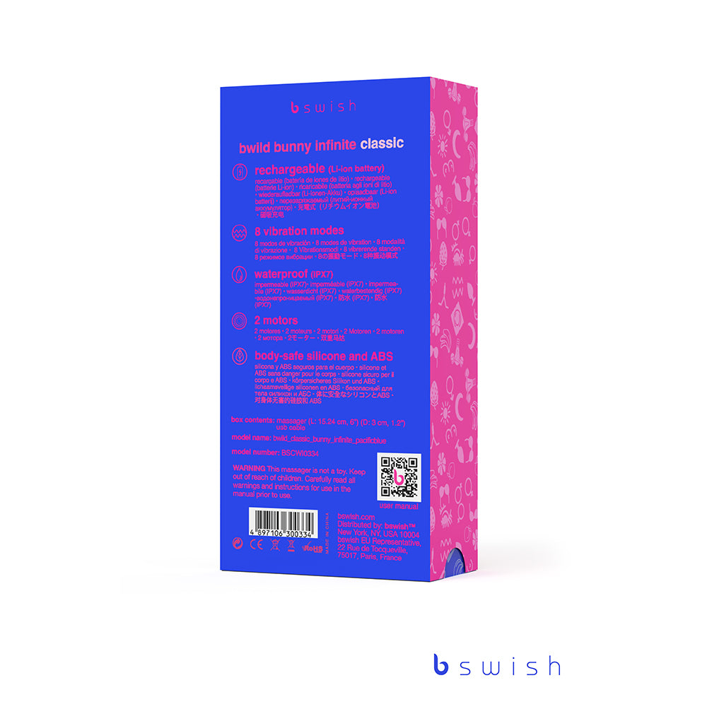 Bwild Infinite Classic Bunny - Pacific Blue