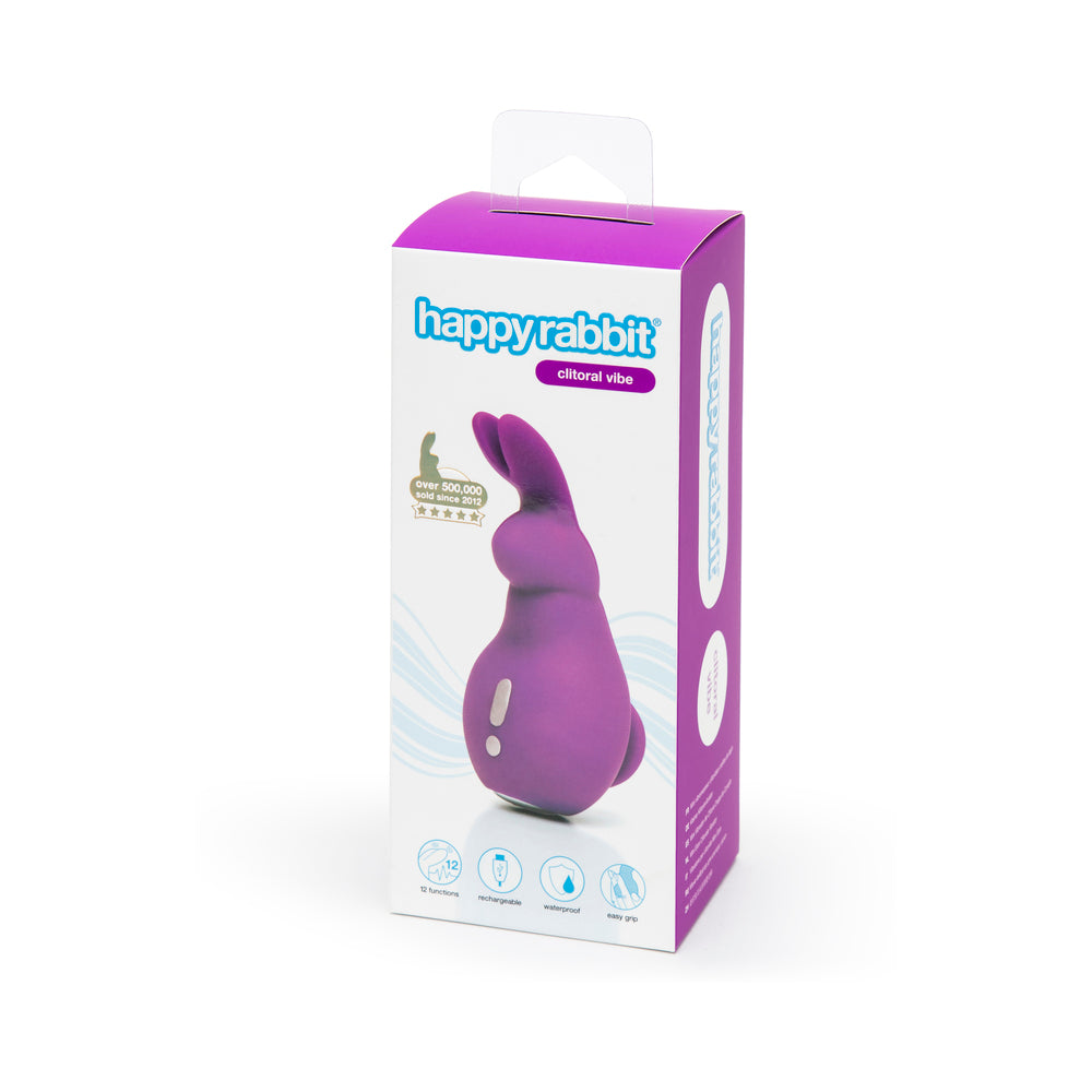 Happy Rabbit Mini Ears USB Clitoral Vibrator Purple