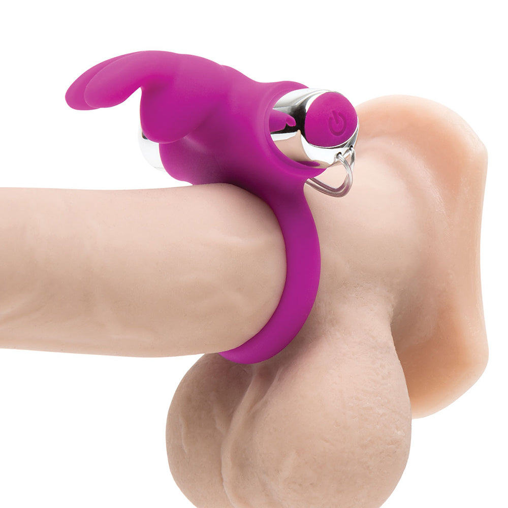 Happy Rabbit Remote Control Ring Purple