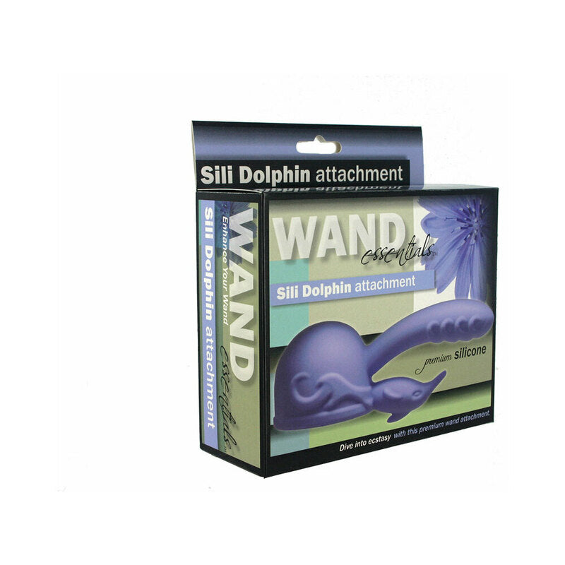 Dual Pleasure Silicone Dolphin Wand Attachment
