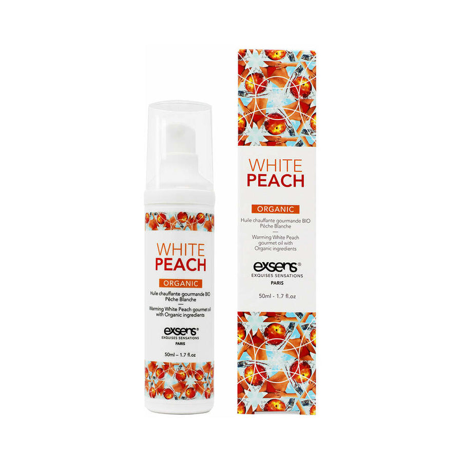EXSENS of Paris Organic Massage Oil - 50 ml White Peach