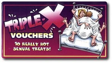 XXX Vouchers Coupon Book-blank-Sexual Toys®