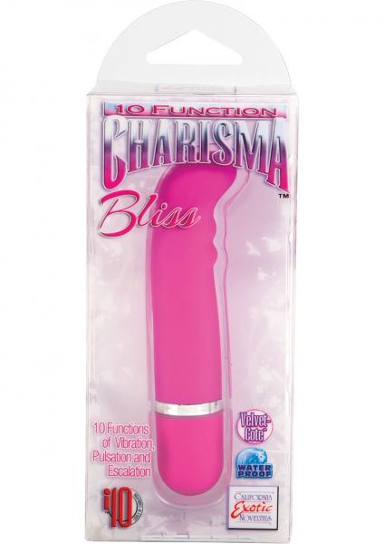 10 Function Charisma Bliss Vibrator Waterproof Pink 3.25 Inch-blank-Sexual Toys®