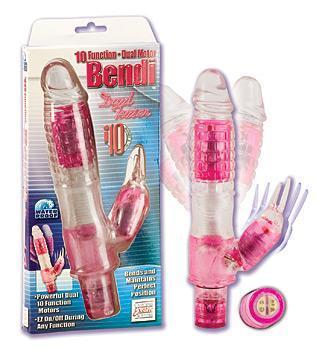 10 function dual motor bendi dual teaser pink-blank-Sexual Toys®